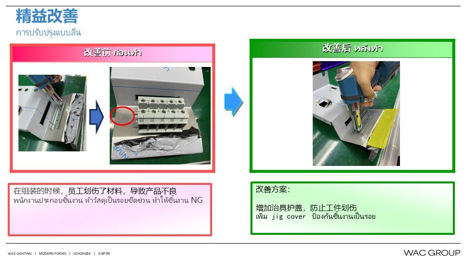 8月份精益生产改善案例