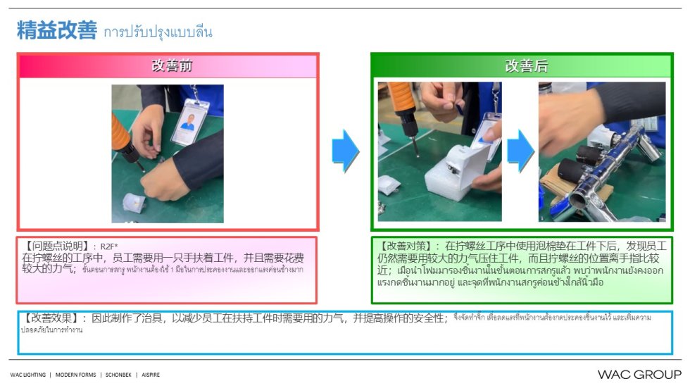 9月份精益生产改善案例