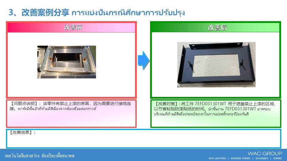 4月份精益生产改善案例